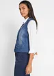 Gilet sans manches en jean extensible, bonprix