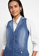 Gilet sans manches en jean extensible, bonprix