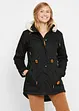 Wattierter Parka mit Fellimitat-Besatz, bonprix