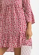 Robe courte à volants en viscose, bonprix