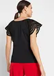 T-shirt à broderies anglaises, bonprix
