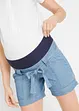 Short de grossesse en lin effet jean, bonprix