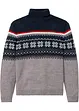 Norweger-Pullover mit Rollkragen, bonprix