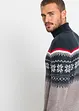 Norweger-Pullover mit Rollkragen, bonprix