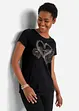 Shirt mit Herzdruck aus Bio-Baumwolle, bonprix