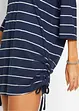 T-shirt long de plage à capuche en viscose, bonprix