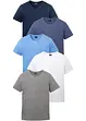 Lot de 5 T-shirts col V, bonprix