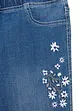 Jegging fille avec broderie florale, bonprix