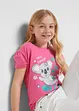 Lot de 2 T-shirts fille, bonprix