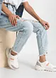 Mom-Jeans High Waist mit Destroy-Effekten, bonprix