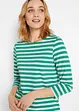 3/4 Shirt mit U-Boot-Ausschnitt, bonprix