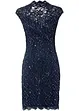 Robe en dentelle avec paillettes, bonprix