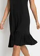 Jerseykleid mit Volant aus Viskose-Mix, bonprix