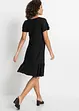 Jerseykleid mit Volant aus Viskose-Mix, bonprix