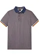 Jersey Poloshirt aus reiner Baumwolle, Kurzarm, bonprix