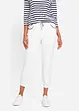 Pantalon 7/8 taille élastiquée en coton Paper Touch, bonprix