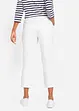 Pantalon 7/8 taille élastiquée en coton Paper Touch, bonprix