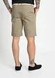 Bermuda chino extensible avec ceinture, Regular Fit, bonprix