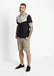 Bermuda chino extensible avec ceinture, Regular Fit, bonprix