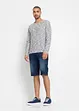 Bermuda en jean extensible avec entrejambe renforcé, Regular, bonprix