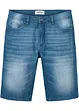 Stretch-Jeans-Bermuda mit verstärktem Schritt, Regular Fit, bonprix