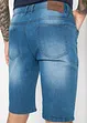 Stretch-Jeans-Bermuda mit verstärktem Schritt, Regular Fit, bonprix