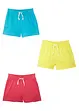 Lot de 3 shorts fille, bonprix