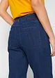 Lot de 2 pantalons 7/8 droits, taille mi-haute élastiquée, bonprix