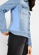 Jeansjacke mit seitlichem Rippeinsatz, bonprix