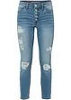 Jean skinny taille mi-haute, effets destroy, bonprix