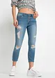 Jean skinny taille mi-haute, effets destroy, bonprix