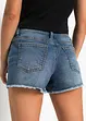 Jeansshorts Mid Waist mit Stickerei, bonprix