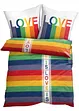 Parure de lit avec message Pride, bonprix