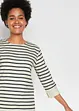 Robe sweat-shirt à manches 3/4, bonprix