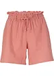 Leinen-Paperbag-Shorts, bonprix