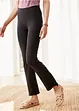 Lot de 2 leggings évasés avec taille élastiquée confortable, bonprix