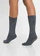 Thermo Frottee Socken mit Bio-Baumwolle (4er Pack), bonprix