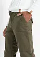Regular Fit Stretch-Thermohose mit Cargotaschen, Straight, bpc bonprix collection
