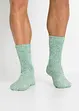 Lot de 4 paires de chaussettes coton et éponge thermique, bonprix