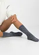 Lot de 4 paires de chaussettes coton et éponge thermique, bonprix