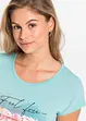 T-Shirt mit Federdruck, bonprix