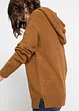 Pull en maille à capuche, bonprix