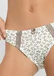 Lot de 3 slips à imprimé féminin, bonprix