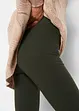 Legging avec taille confortable et zips décoratifs, bonprix