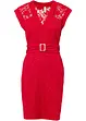 Robe brillante avec empiècement en dentelle, BODYFLIRT boutique