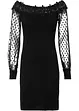 Robe à épaules dénudées avec manches en mesh, BODYFLIRT boutique