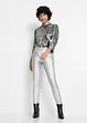 Bluse im Metallic Look, RAINBOW