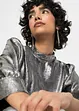 Bluse im Metallic Look, RAINBOW