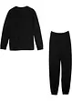 Pyjama mit Bio-Baumwolle (2-tlg. Set), bonprix