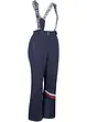 Pantalon de ski thermo avec bretelles amovibles, imperméable, Straight, bonprix